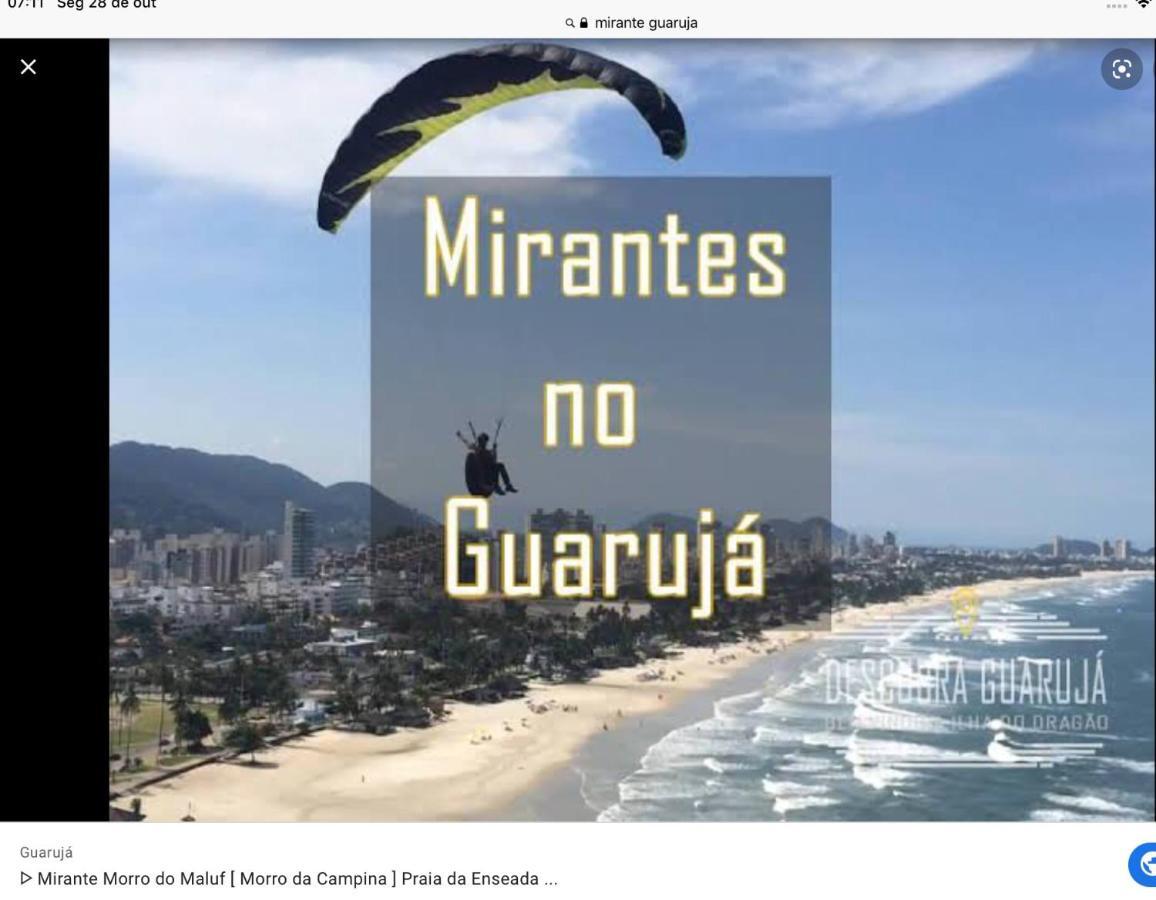 Apartamento Nota 10 Apartment Guaruja Luaran gambar